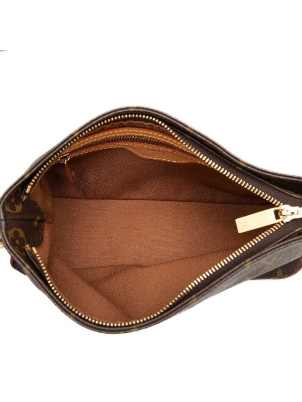 Louis Vuitton Monogram Trotteur Crossbody Shoulder Bag Brown Leather - Picture 5 of 7